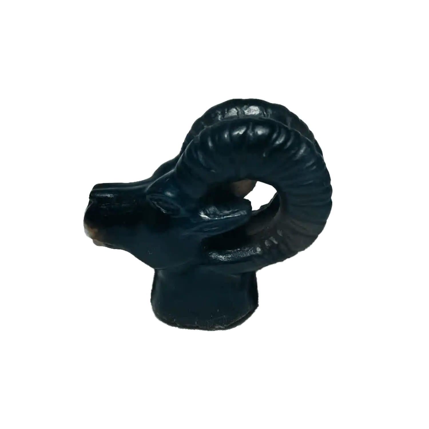 607.webp کاروینگ سر قوچ از سنگ عقیق کبود - تصویر 1