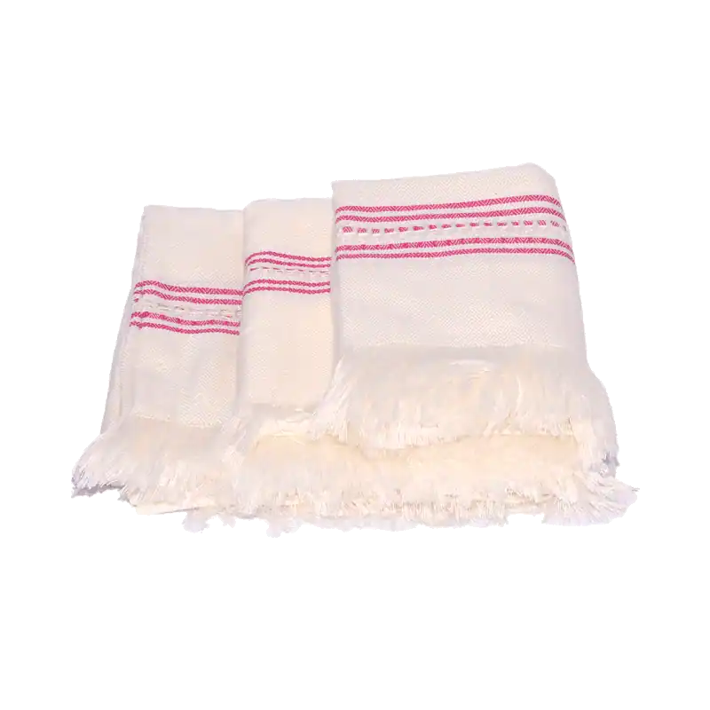 7.webp ست حوله دست و صورت دستبافت - تصویر 1